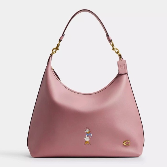 Coach Handbags - Coach Pink Leather Shoulder Bag